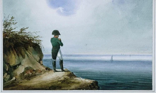 Napoleon pe pe Sfânta Elena, pictură de František Xaver Sandmann (© Wikimedia Commons)