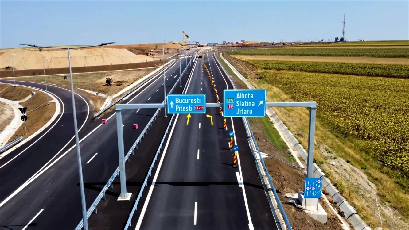 Primii 40 km de drum expres vor fi accesibili şoferilor începând de joi, 28 iulie 2022 FOTO: Pro Infrastructura/Marius Pătrulescu