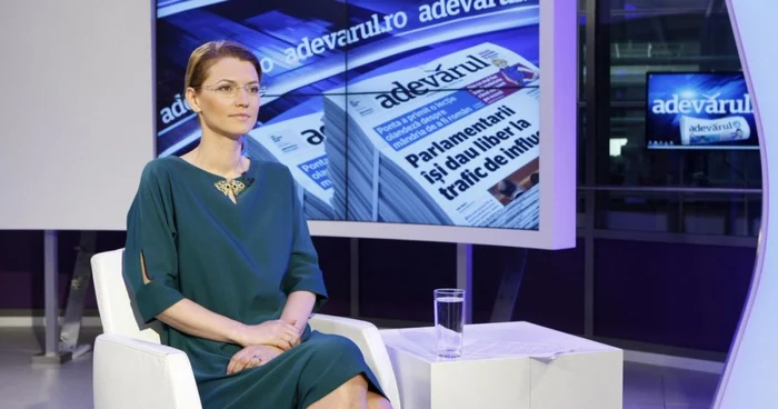 Alina Gorghiu la Adevărul Live FOTO Eduard Enea
