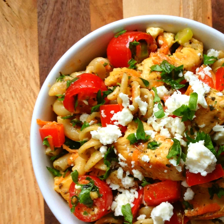 Greek Chicken Pasta Salad jpeg