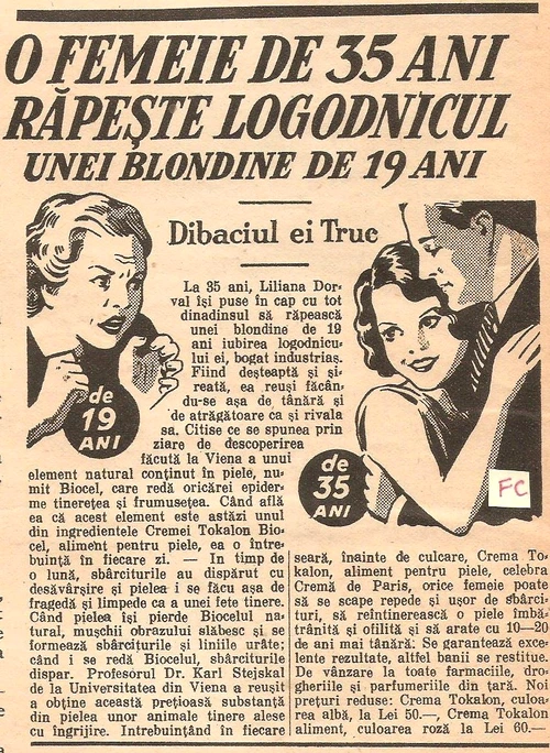 Reclame Vechi Românești, 1935