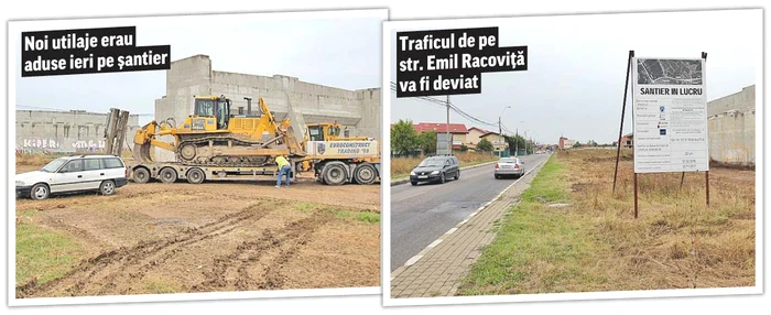 Primele imagini din avion cu şantierul Târgu Mureş- Câmpia Turzii