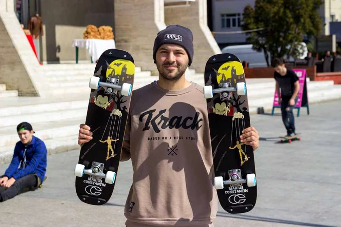 „Am reuşit să aduc în România plăci complete de free-style“, spune Marius FOTO: arhiva personală Marius Constantin