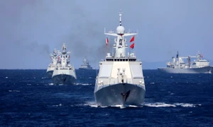 nave rusia china