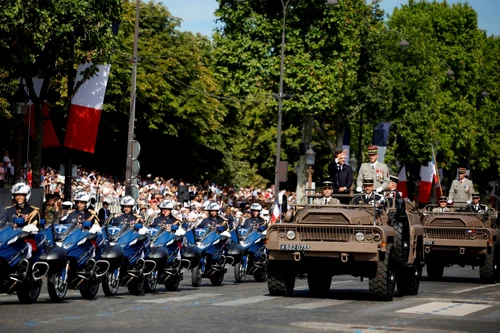 Parada de Ziua naţională a Franţei 2022. FOTO EPA-EFE