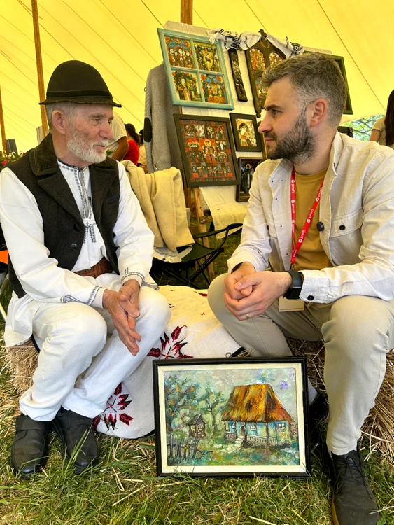 Viața de la sat, povestită lui Ionuț de un meșter local.