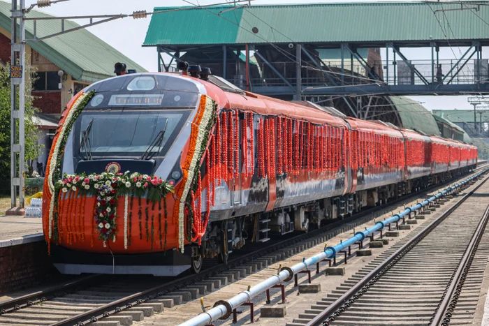 Trenurile au fost împodobite de sărbătoare (Foto: Profimedia)