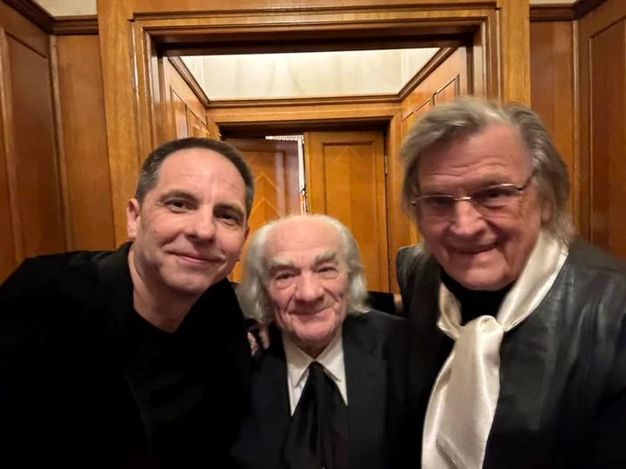 Dan Negru alături de Leon Dănilă și Florin Piersic / FOTO: Facebook