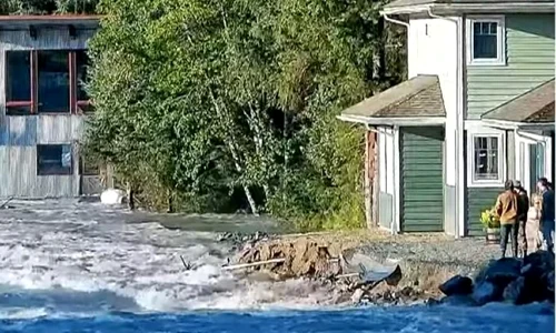 inundatii Alaska captură video jpg