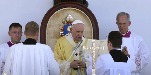 Papa Francisc la Budapesta FOTO EPA-EFE