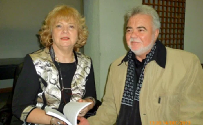 Ionel Voineagu alături de sora lui, publicista Aurelia Lăpuşan Sursa Facebook I.V.