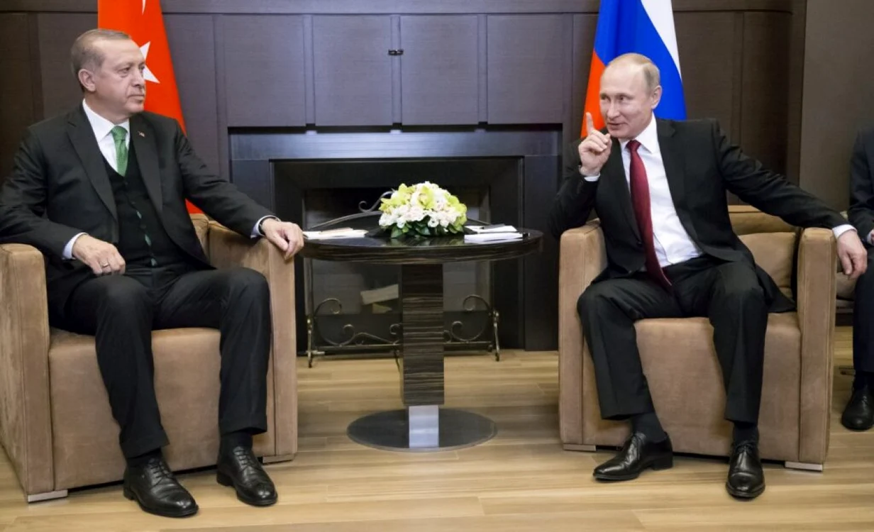 Erdogan și Putin au vorbit la telefon 