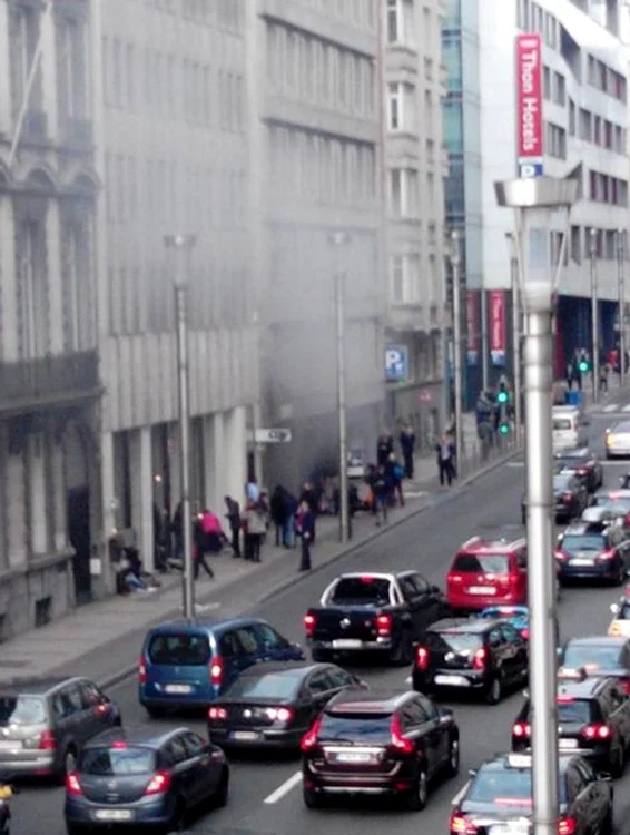 Cele trei explozii au avut loc la stația de metrou Maelbeek, în zona Schuman