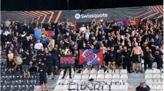 Câțiva suporteri ai FCSB nu au mai ajuns pe arena din Salonic. Foto fanatik.ro