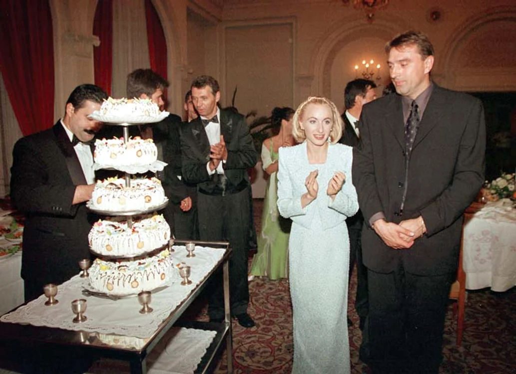 
    Gabi Szabo şi Zsolt  Gyongyoassy s-au  căsătorit în luna  octombrie 1999Foto: Mediafax  