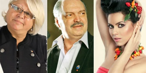 De la stânga la dreapta: Mirabela Dauer,Victor Socaciu şi Inna