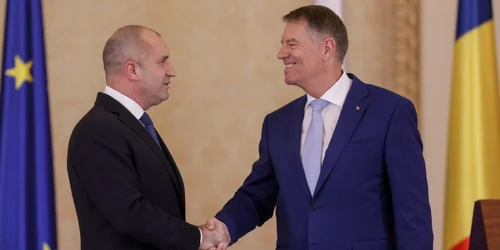 RUMEN RADEV si klaus iohannis. foto Inquam Photos / Octav Ganea