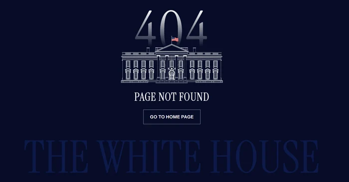 Pagina în limba spaniolă nu mai este disponibilă FOTO Captură „whitehouse.gov/es/”