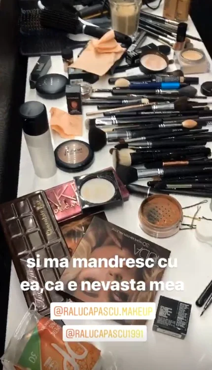 Studioul de machiaj este dotat corespunzător