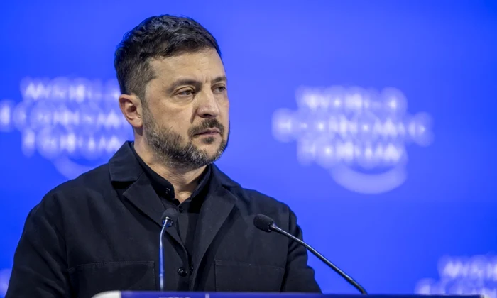 Volodimir Zelenski Davos FOTO EPA EFE jpg