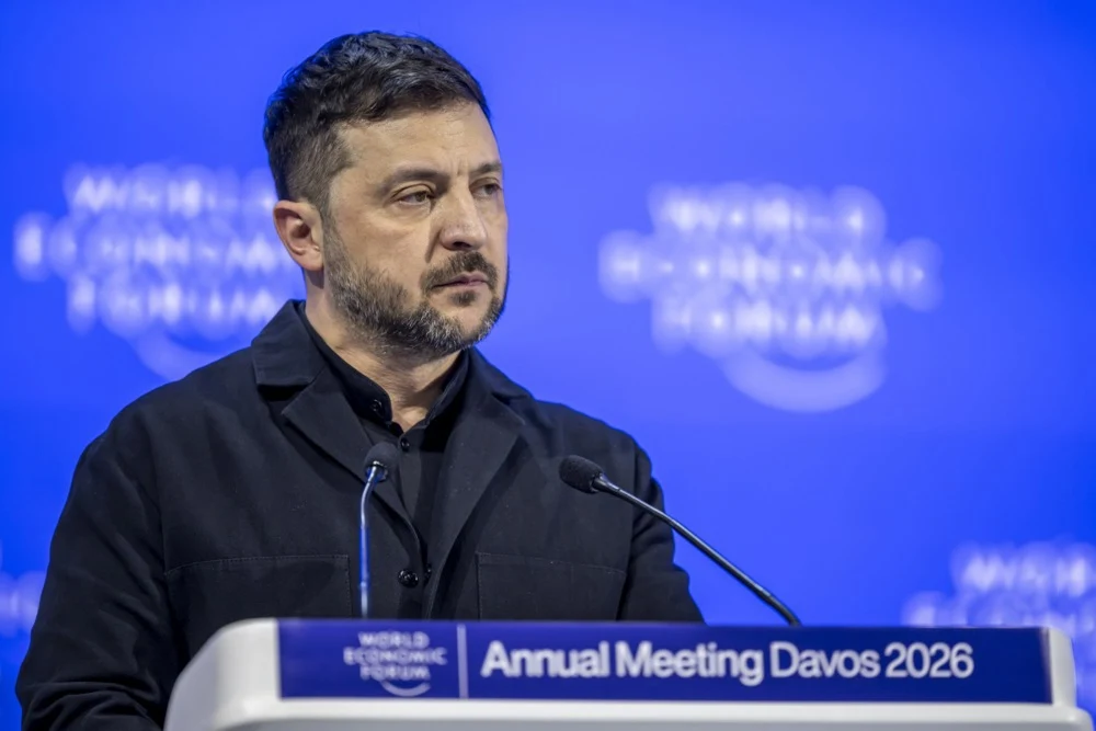 Presa americană despre discursul lui Zelenski la Davos: „Liderul ucrainean mustră dur Europa”