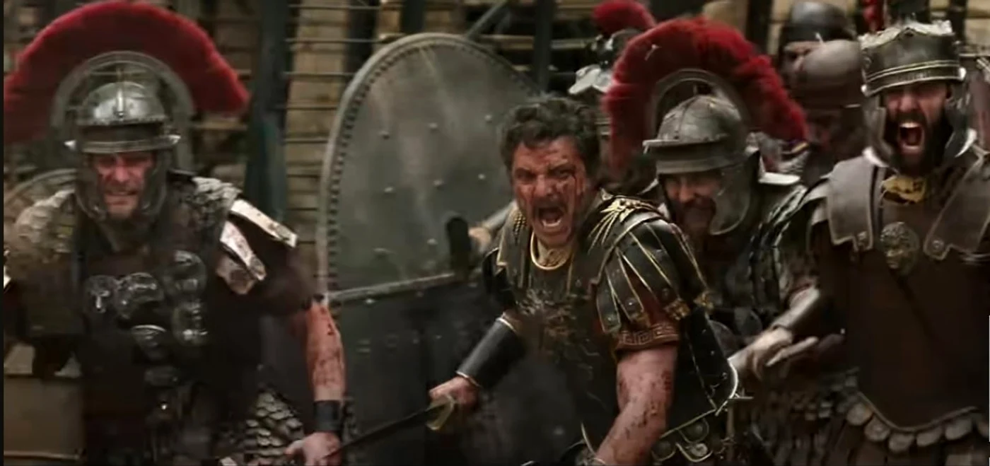 Imagine din pelicula "Gladiator 2". Foto: captură video
