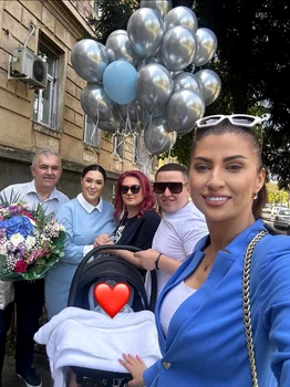 Alina Radi, nașă de meserie. Sursă: Click!