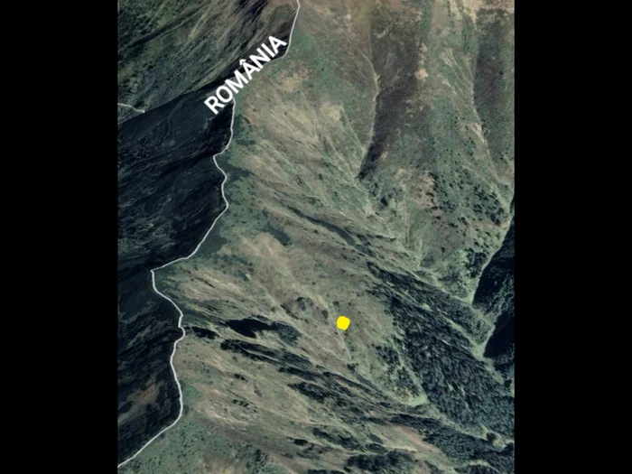 Zona în care se desfășoară operațiunea de salvare este greu accesibilă/FOTO: Salvamont Maramureș