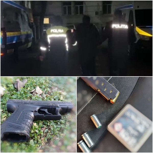 Bărbat reţinut după ce l-a împușcat pe iubitul fostei sale concubine. Agresorul nu este deținător legal de armă