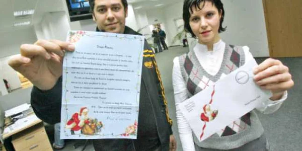 Cele mai frumoase scrisori pentru Moş Crăciun vor fi premiate