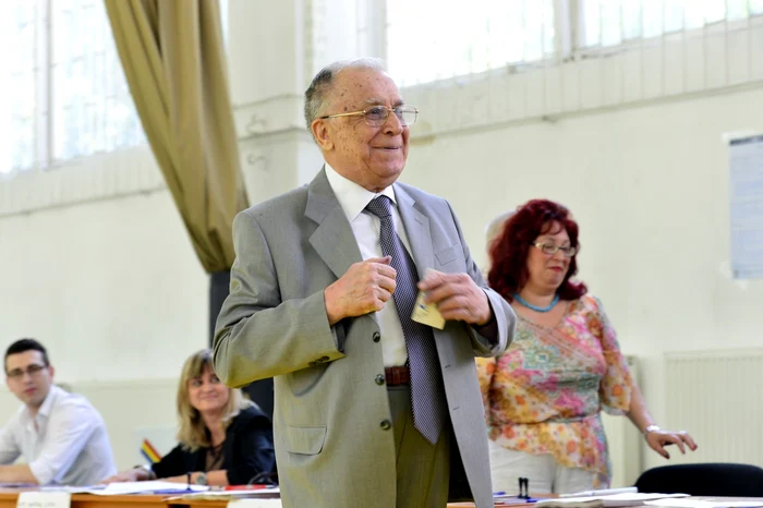 Preşedintele de onoare al PSD, Ion Iliescu. FOTO: Mediafax