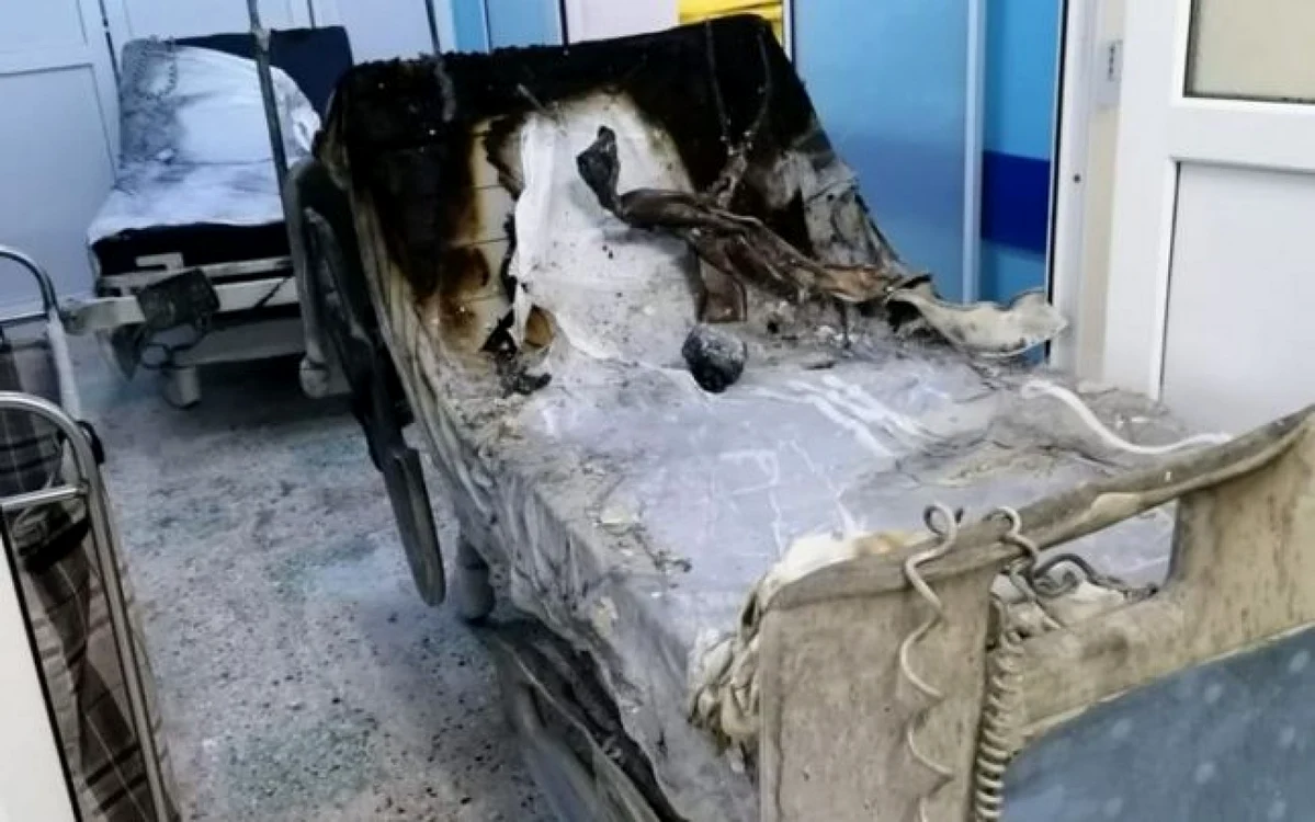 Pacienţii din salon nu au avut nicio şansă de supravieţuire FOTO ISU Neamţ