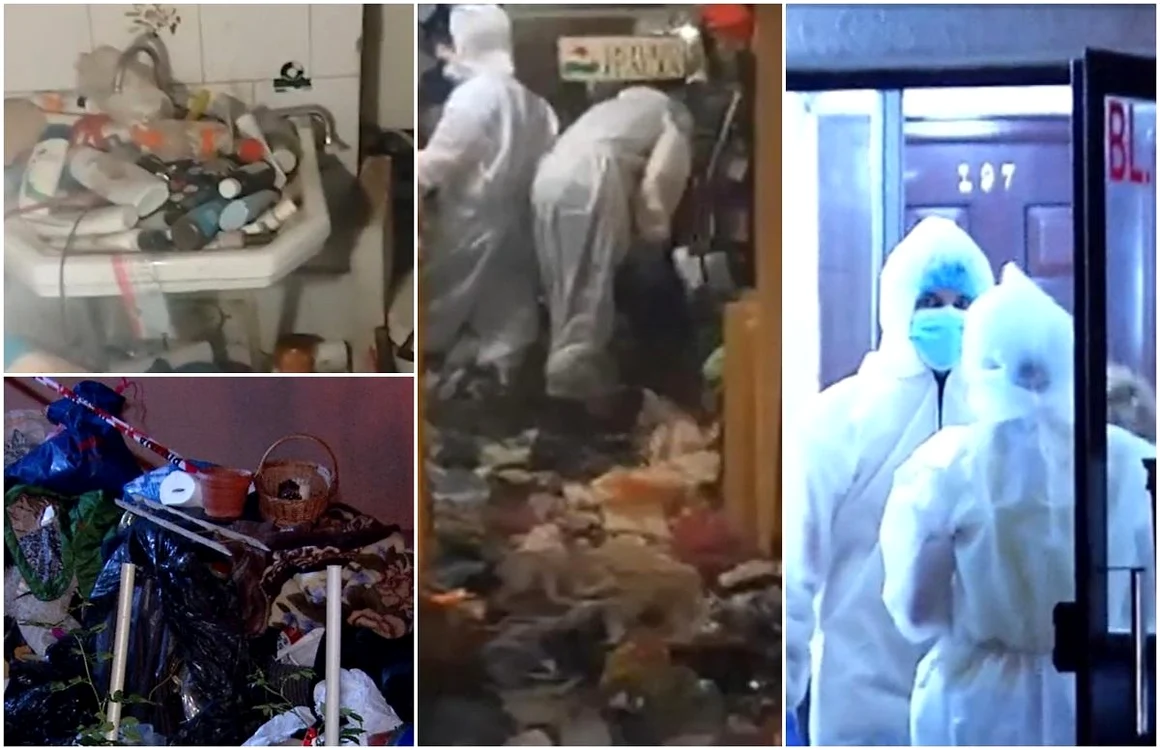 Imagini din apartamentul morții / foto: Observator