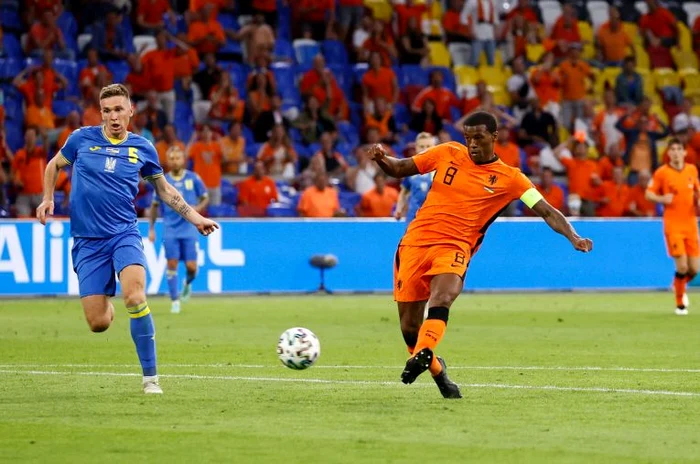 Wijnaldum e căpitanul OlandeiFOTO: EPA