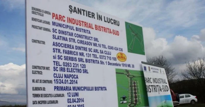 Primele companii îşi vor putea muta activitatea în parcul industrial în toamnă FOTO: Bianca Sara/Arhivă