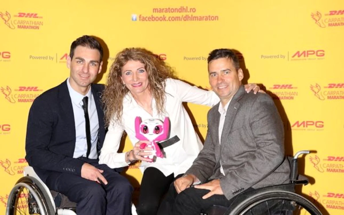 Constantina Diţă, alături de sportivii paralimpici