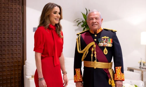 Regina Rania și Regele Abdullah Foto Profimedia jpg