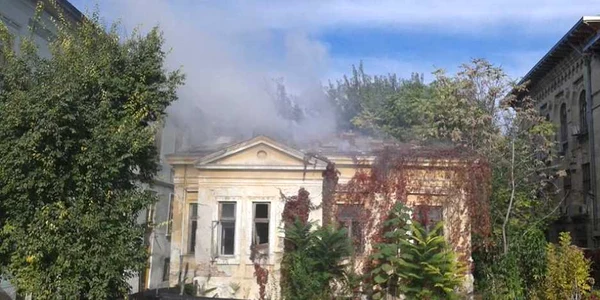 Incendiu cladire de patrimoniu Galati