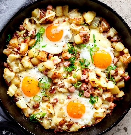 Omleta cu branza si bacon jpeg