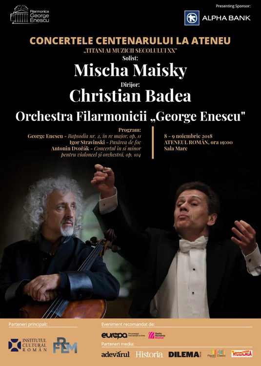 Afis Mischa Maisky si Christian Badea jpg jpeg