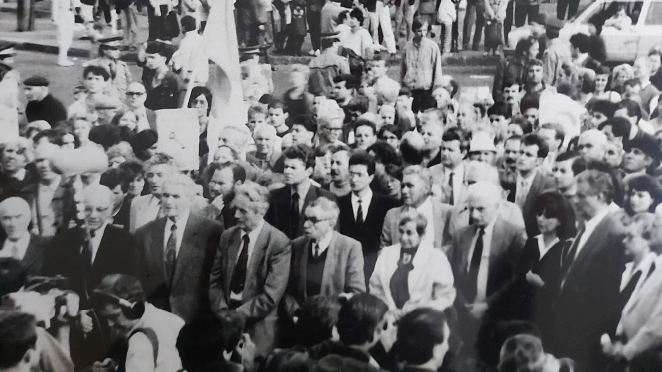 Imagine document din aprilie 1991 Arhiva Fundatia Corneliu Coposu