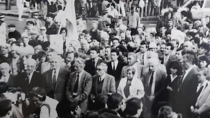Imagine document din aprilie 1991 Arhiva Fundatia Corneliu Coposu