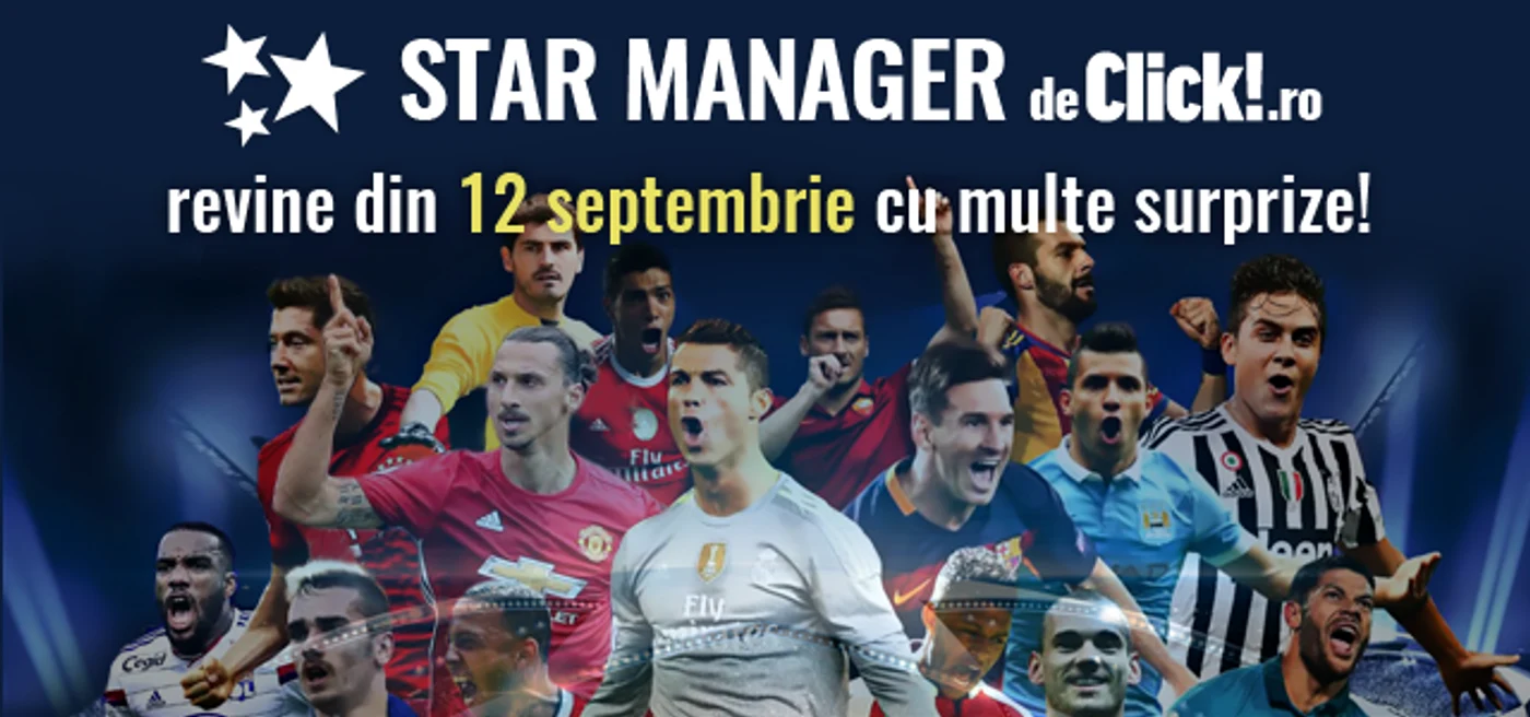 Star Managerul Click! te provoacă să-ţi arăţi calităţile de antrenor profesionist!