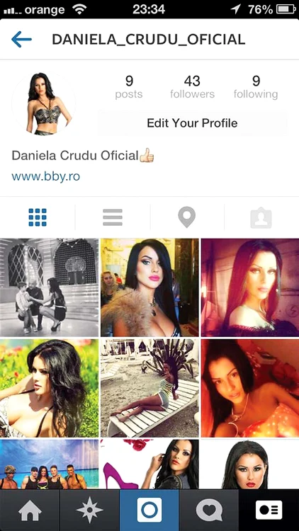 Poze sexy pe internet Bruneta și-a redeschis contul de Facebook și și-a făcut un cont și pe Instagram, rețele sociale unde postează o mulțime de poze provocatoare. În timpul relaţiei cu Nilă, Daniela primise interzis de la acesta să-şi mai expună viaţa în