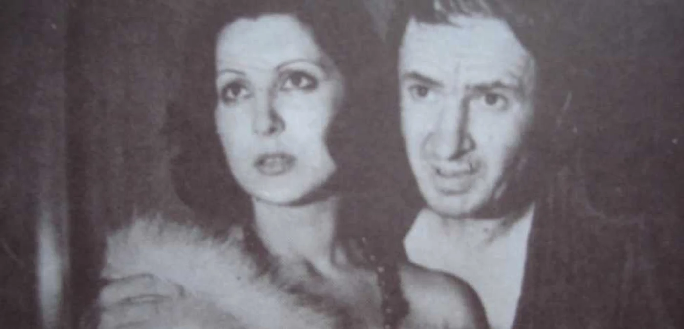 Tora Vasilescu şi Ştefan Iordache în filmul „Glissando“