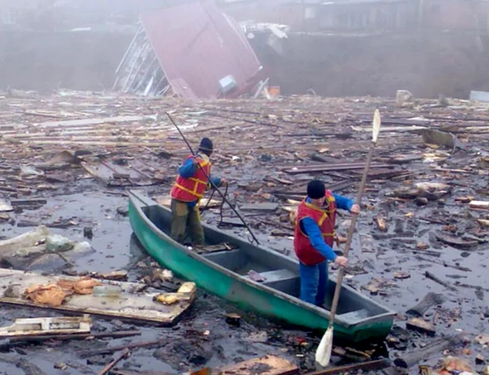 Ocna Mureș, orașul lovit de patru catastrofe. Este construit pe un munte de sare. Foto Adevărul