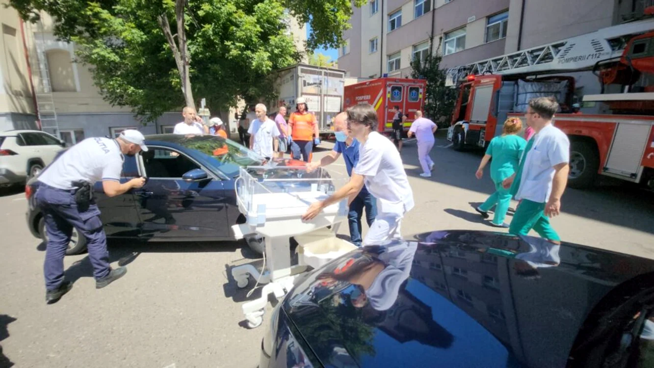 evacuare maternitate Cuza Vodă Iași