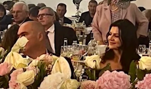 În 2022, au fost nași de cununie, alături de Nea Mărin și soția lui / foto: captură video