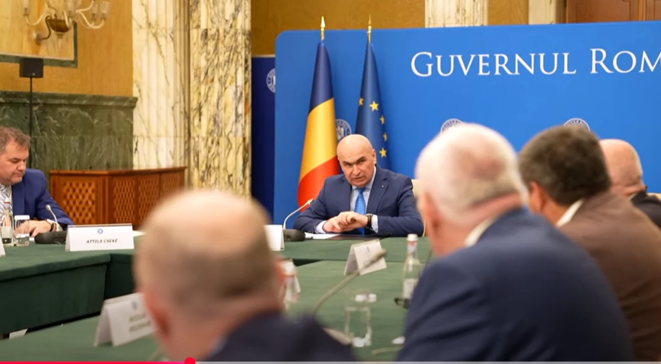 Ilie Bolojan s-a întâlnit cu aleșii locali FOTO: captura youtube