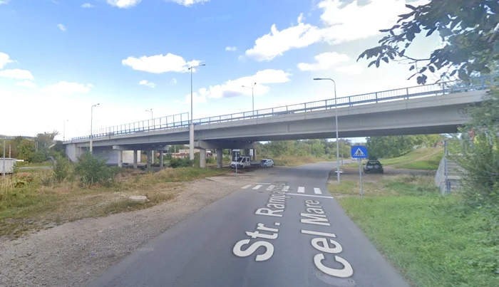 Zona viaductului din Sibiu în care trei oameni fără adăpost au fost bătuți Foto Google Maps